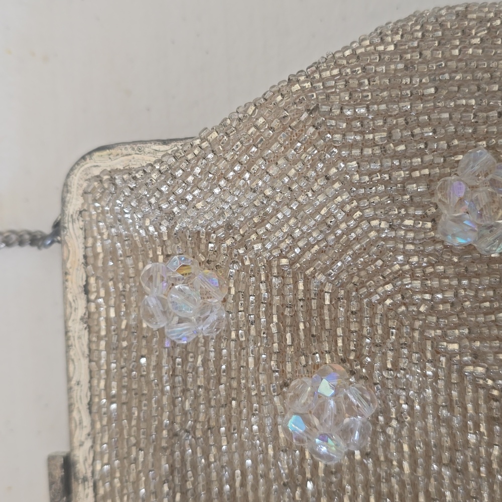 Vintage Champagne Beaded Evening Bag - Elegant Poshmark Listing - Picture 2 of 3